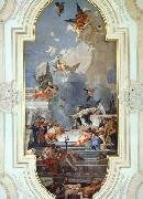 TIEPOLO, Giovanni Domenico The Institution of the Rosary painting